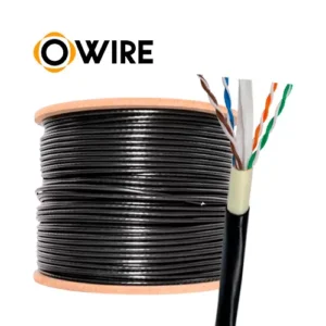 Rollo de Cable UTP CAT6 Negro