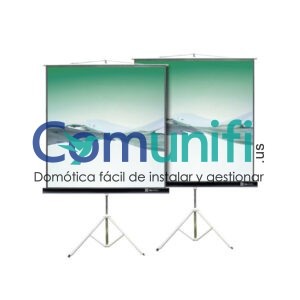 Pantalla Proyección Klip Xtreme KPS-102B 86″ Manual Plegable