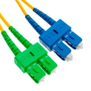 Patchcord Fibra óptica SC/APC-UPC Connection Monomodo Dúplex