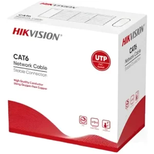 Rollo de Cable UTP CAT6 Hikvision 305m Interior Blanco